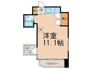 落合ハイツ【2階】の間取り