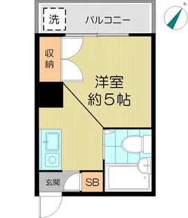 ウィズデン西早稲田【4階】の間取り