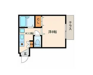 Aiマンション【1階】の間取り