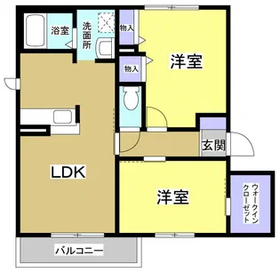 EGERIA【2階】の間取り