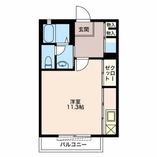 カーサピーノ【1階】の間取り