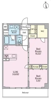 Daiwa Grace Maison Futakotamagawa【3階】の間取り