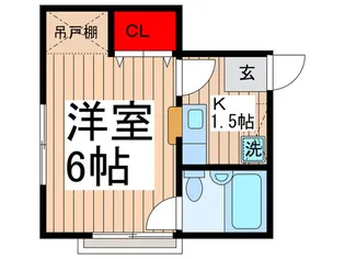 白井荘【2階】の間取り