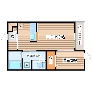 アルティスタF棟【1階】の間取り