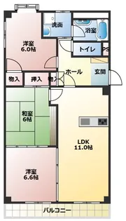南町マンション【1階】の間取り