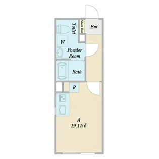 Crecer磯子【2階】の間取り