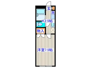 ウィンミルNo.6【1階】の間取り