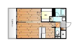 ベーネ宇品【2階】の間取り