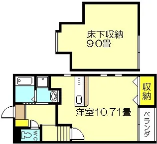 ビアンコリーナ【1階】の間取り