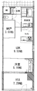セントヒルズ銀山町【1階】の間取り