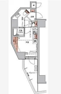 ハーモニーレジデンス三田【7階】の間取り