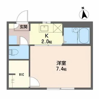 K・ボナール【2階】の間取り