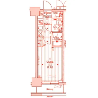ガーラ横濱関内グランドステージ【8階】の間取り