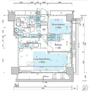 MID TOWER GRAND【29階】の間取り