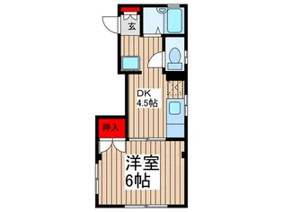 サニ-ハイツ金明【2階】の間取り