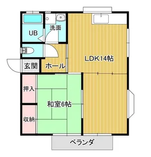 ハピネス石浦【2階】の間取り