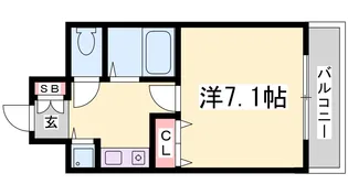 ハーバーステージ神戸【5階】の間取り