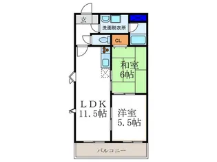 Du 四条の間取り