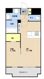 LIBTH安里II【6階】の間取り