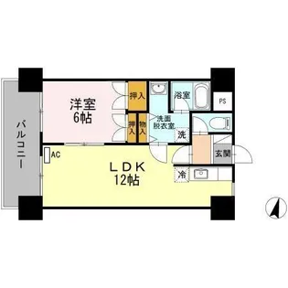 高砂スクエアビル【5階】の間取り