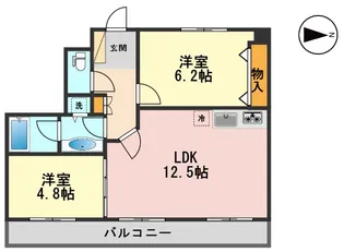 LANAITOWNRENAISSANCEPLAZAHOUSE【9階】の間取り