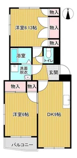 メゾン松崎【1階】の間取り