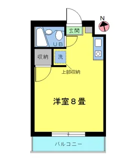 玉川学園ガーデンハウス B棟【2階】の間取り