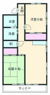 コーポモリ【1階】の間取り