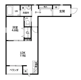 ベレーザ亀田駅前【3階】の間取り
