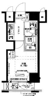 ハーモニーレジデンス山手大塚#002【4階】の間取り