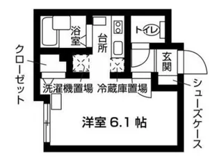 Nasic武蔵境【1階】の間取り