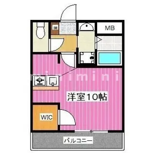 パレス長嶺【2階】の間取り