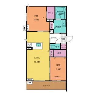 桜ビレッジ【1階】の間取り
