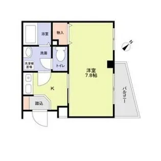 トゥールドゥール【2階】の間取り