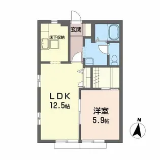 Re・ピュア【1階】の間取り