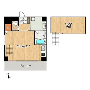 セント相合町【2階】の間取り