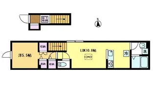 レイフォレスト自由が丘【2階】の間取り