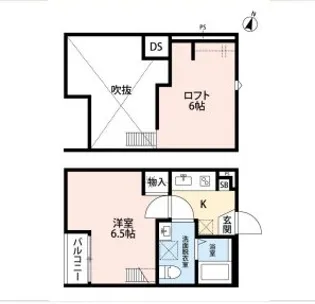 ラ・フロレゾン草加【2階】の間取り