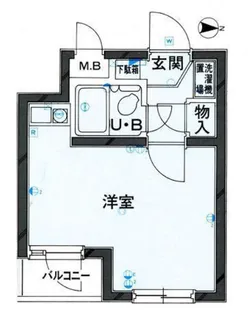 イクス中野【4階】の間取り
