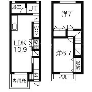 APT遠場の間取り
