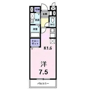 ネオブリーズ【1階】の間取り