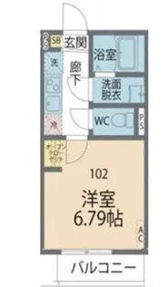 カインドネス本厚木ガーデンI【2階】の間取り