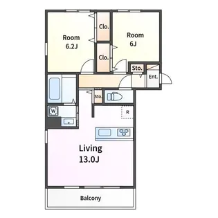 EXILIA(エクシリア)【3階】の間取り