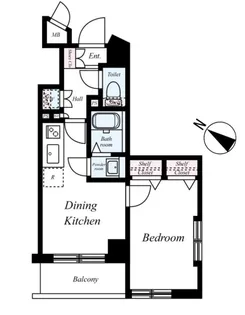 フェニックス荻窪参番館【5階】の間取り