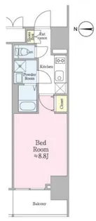 クロスレジデンス飯田橋【5階】の間取り