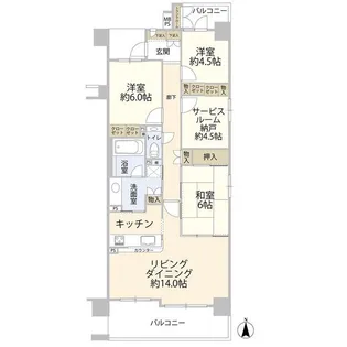 クリオレジダンス東京【7階】の間取り