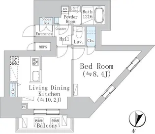ウェスタ板橋仲宿【11階】の間取り