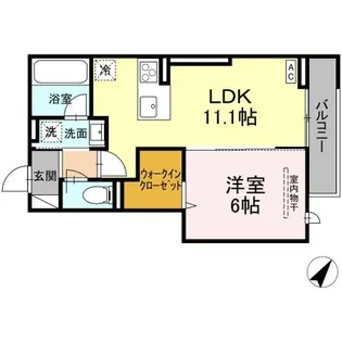 TORISIA向中野 IV【2階】の間取り