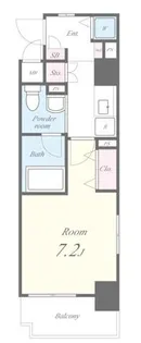 エクセル王子北【4階】の間取り