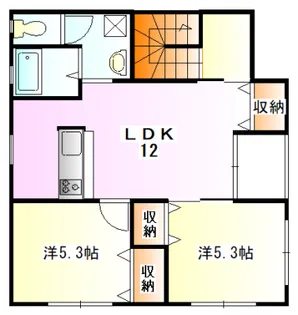 メゾン・ド・エスペランス【2階】の間取り